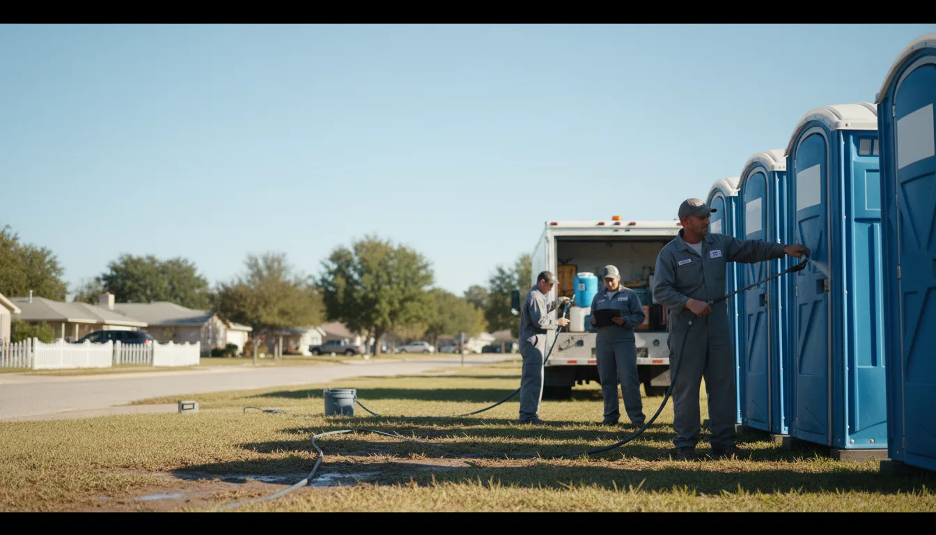Long-Term Portable Toilet Rental in Casscoe, AR near me